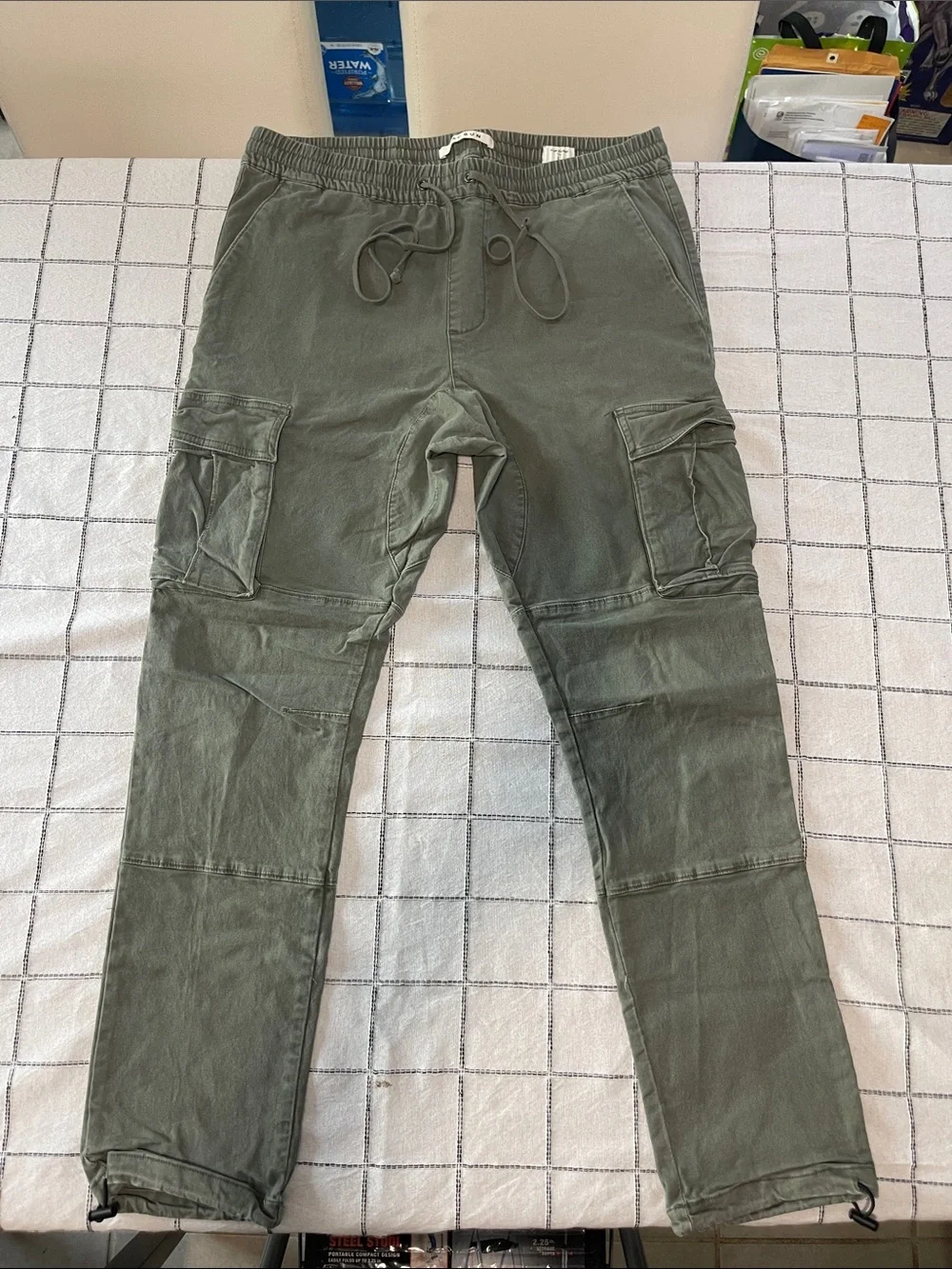 PacSun Olive Green Cargo Jogger Pants